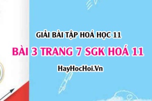 Giải bài 3 trang 7 SGK Hoá 11: Hiện tượng điện li, phân loại chất điện li mạnh, chất điện li yếu